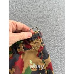 VTG Swiss Military Camouflage Field Jacket Pants Set Workwear Military Surplus