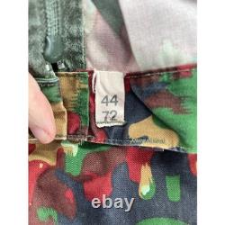 VTG Swiss Military Camouflage Field Jacket Pants Set Workwear Military Surplus