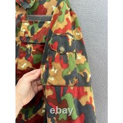 VTG Swiss Military Camouflage Field Jacket Pants Set Workwear Military Surplus
