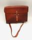 Vtg Swiss Soldier Army Leather Shoulder Bag Officier Switzerland Surplus 1977