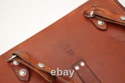 VTG Swiss Soldier Army Leather Shoulder Bag Officier Switzerland Surplus 1977