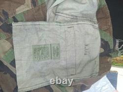 VTG U. S. Army Woodland Camouflage BDU Uniform Jacket/Shirt with U. S. ARMY Lot