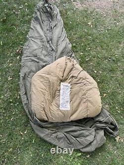 VTG US Army M-1949 Arctic Mountain Down Filled Military Sleeping Bag Sz Regular