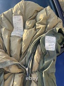 VTG US Army M-1949 Arctic Mountain Down Filled Military Sleeping Bag Sz Regular