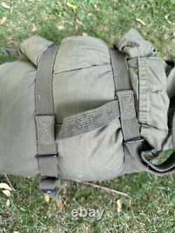 VTG US Army M-1949 Arctic Mountain Down Filled Military Sleeping Bag Sz Regular