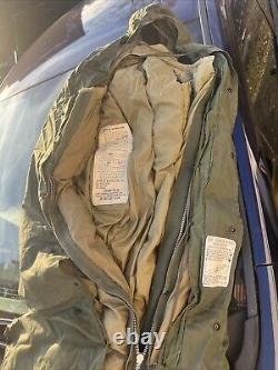 VTG US Army M-1949 Arctic Mountain Down Filled Military Sleeping Bag Sz Regular