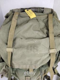 VTG US Army Military LC-1 Lrg Combat Field Pack Alice pack, 2 Bags, One Frame