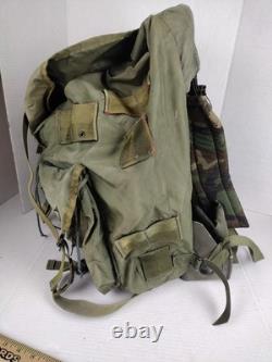 VTG US Army Military LC-1 Lrg Combat Field Pack Alice pack, 2 Bags, One Frame