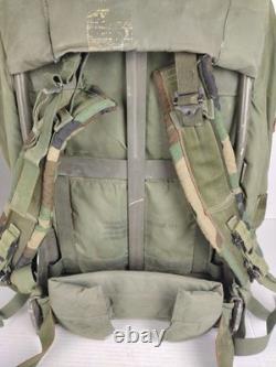 VTG US Army Military LC-1 Lrg Combat Field Pack Alice pack, 2 Bags, One Frame