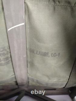VTG US Army Military LC-1 Lrg Combat Field Pack Alice pack, 2 Bags, One Frame