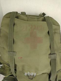 VTG US Army Military LC-1 Lrg Combat Field Pack Alice pack, 2 Bags, One Frame