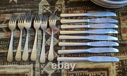 VTG US Army Officer's Field Mess Kit Chest Nearly Complete Military USA