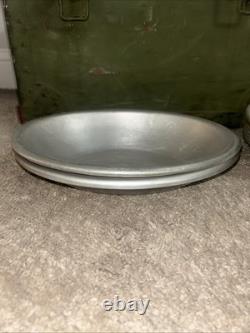 VTG US Army Officer's Field Mess Kit Chest with Accessories Military USA