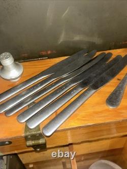 VTG US Army Officer's Field Mess Kit Chest with Accessories Military USA