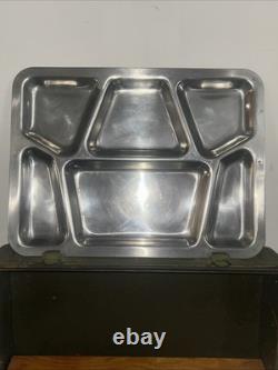 VTG US Army Officer's Field Mess Kit Chest with Accessories Military USA