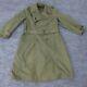 Vtg Ww2 1946 Us Army Military Trench Coat With Wool Liner Medium Regular