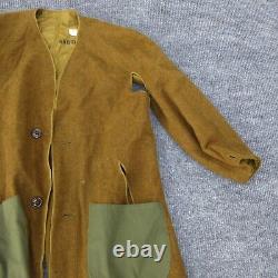 VTG WW2 1946 US Army Military Trench Coat with Wool Liner Medium Regular