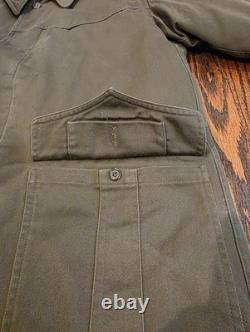 Very Cool Vintage 1981 Bosnian Army Military Field Jacket-Removeable Liner
