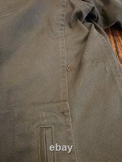 Very Cool Vintage 1981 Bosnian Army Military Field Jacket-Removeable Liner