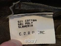 Very Cool Vintage 1981 Bosnian Army Military Field Jacket-Removeable Liner