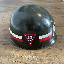 Vietnam Era MP Military Helmet Vintage US Army History Memorabilia