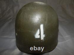 Vietnam era AIRBORNE helmet + liner camo cover stand US army military surplus