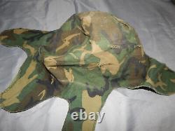 Vietnam era AIRBORNE helmet + liner camo cover stand US army military surplus