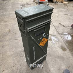 Vintage 120mm AMMO CAN Tall Large US Military Army Issue