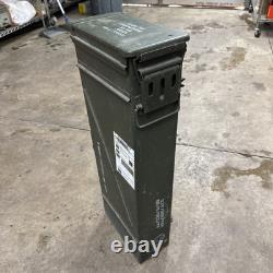 Vintage 120mm AMMO CAN Tall Large US Military Army Issue