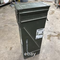 Vintage 120mm AMMO CAN Tall Large US Military Army Issue
