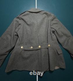 Vintage 1930s Swiss Army Medic Jacket Wool Military Pea Coat Medium Rare EUC