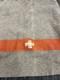 Vintage 1940 Swiss Army Wool Blanket Wwii Authentic Ww2 With Medallion