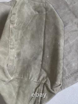 Vintage 1950's US Army Duffel Bag Military OD Green Cotton Canvas 50s Faded Rare