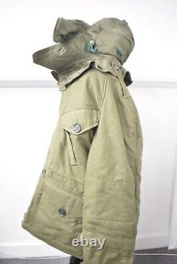 Vintage 1950s British Army Middle Parka Coat Size 1, Military Surplus