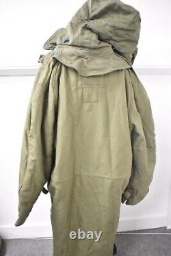 Vintage 1950s British Army Middle Parka Coat Size 1, Military Surplus