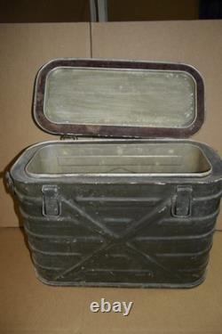 Vintage! 1954 US Military Army Mermite Insulated Food Storage Cooler Container