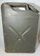 Vintage 1957 Monarch Us Metal Gas Jerry Can Army Military Fuel 5 Gallon