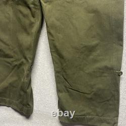 Vintage 1959 Dutch Army Double Face Cargo Pants 34x30 50s Seynaeve Military M47