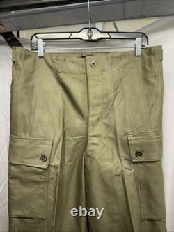 Vintage 1960 Dutch Army Cargo Pants KL 82x90 Seyntex Military RARE