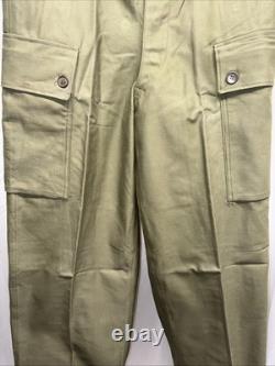 Vintage 1960 Dutch Army Cargo Pants KL 82x90 Seyntex Military RARE