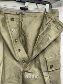 Vintage 1960 Dutch Army Cargo Pants KL 82x90 Seyntex Military RARE