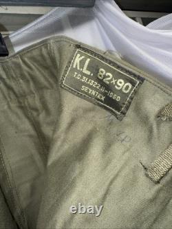 Vintage 1960 Dutch Army Cargo Pants KL 82x90 Seyntex Military RARE