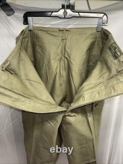 Vintage 1960 Dutch Army Cargo Pants KL 82x90 Seyntex Military RARE