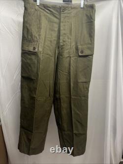 Vintage 1960 Dutch Army Cargo Pants KL 86x80 Seyntex Military RARE
