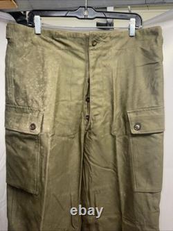 Vintage 1960 Dutch Army Cargo Pants KL 86x80 Seyntex Military RARE