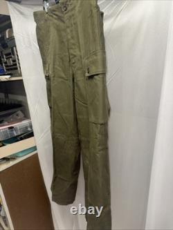 Vintage 1960 Dutch Army Cargo Pants KL 86x80 Seyntex Military RARE