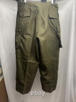 Vintage 1960 Dutch Army Cargo Pants KL 86x80 Seyntex Military RARE