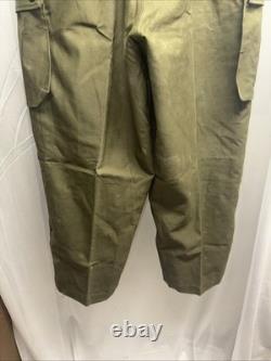 Vintage 1960 Dutch Army Cargo Pants KL 86x80 Seyntex Military RARE