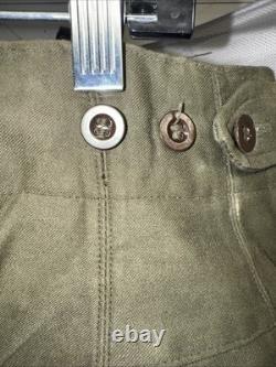Vintage 1960 Dutch Army Cargo Pants KL 86x80 Seyntex Military RARE