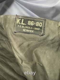 Vintage 1960 Dutch Army Cargo Pants KL 86x80 Seyntex Military RARE
